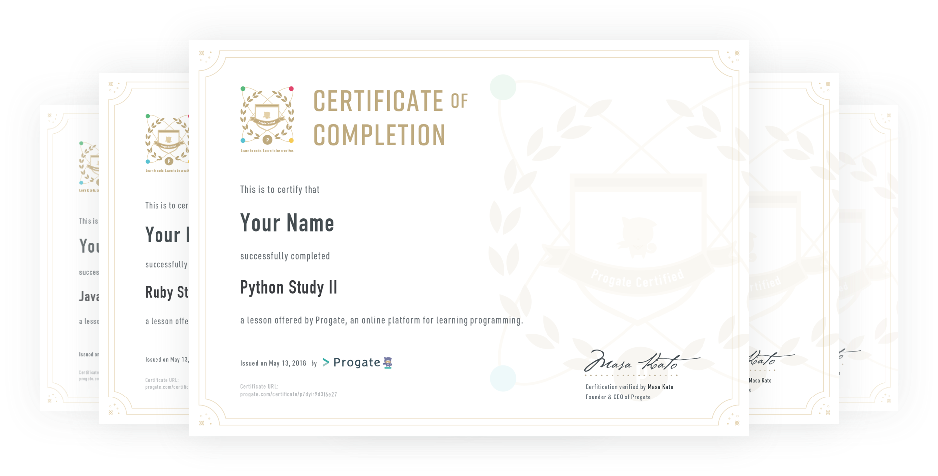 Certification